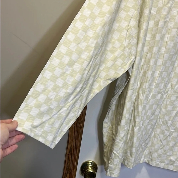 Sonoma Cream Boxy Long Sleeve Sweatshirt NWT - Picture 3 of 5